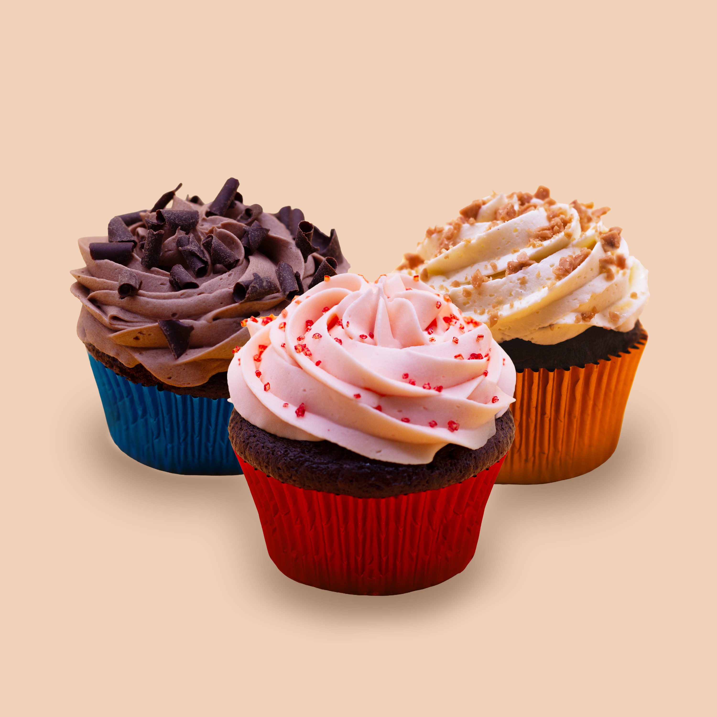 A NinaCakes cupcake from our menu